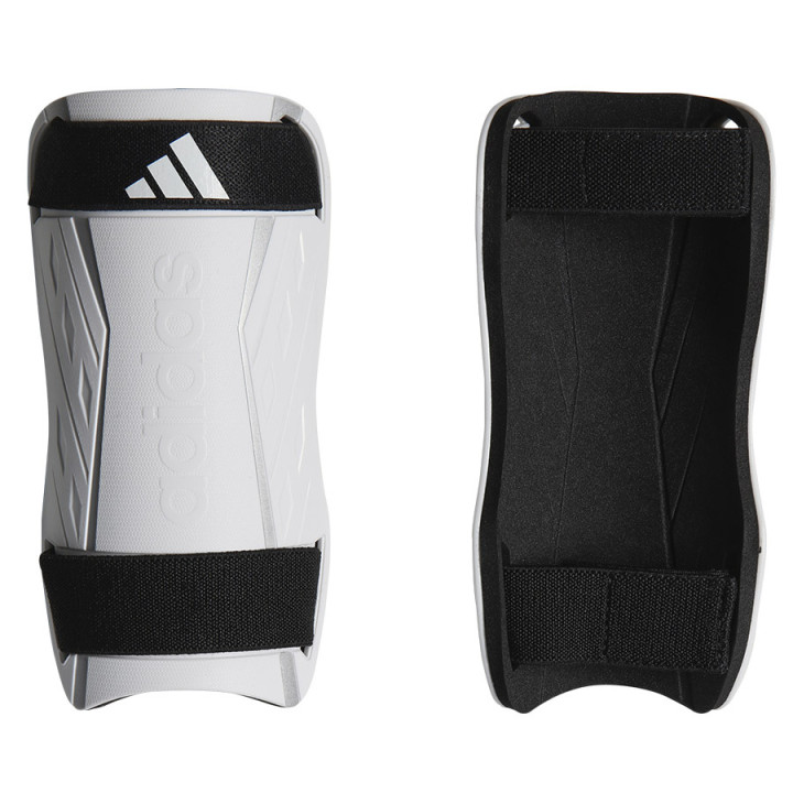 Nagolenniki piłkarskie na rzepy adidas Tiro SG TRN białe | VUX.pl