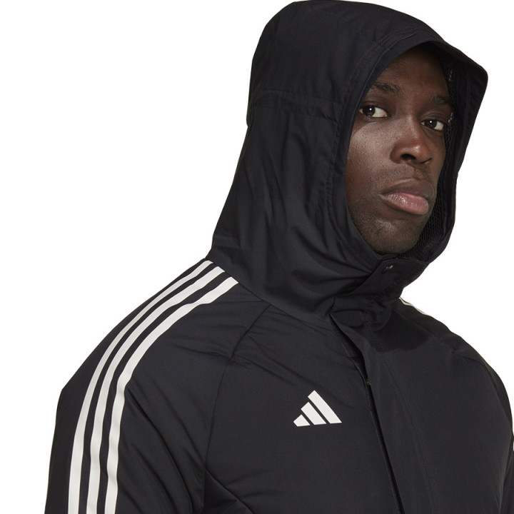 Kurtka pikowana męska adidas Condivo 22 Stadium Parka czarna | VUX.pl