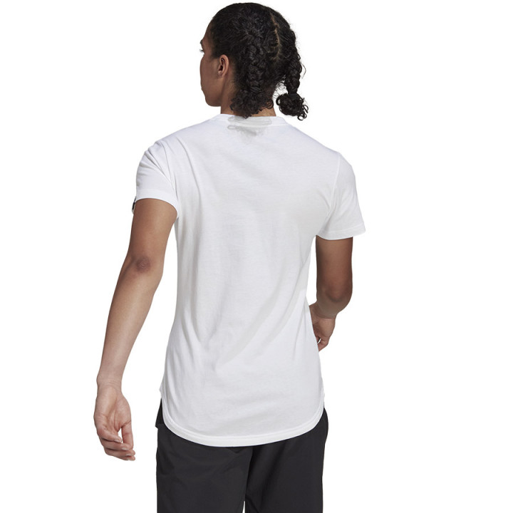 Koszulka damska adidas TX Pocket Tee biała krótki rękaw | VUX.pl
