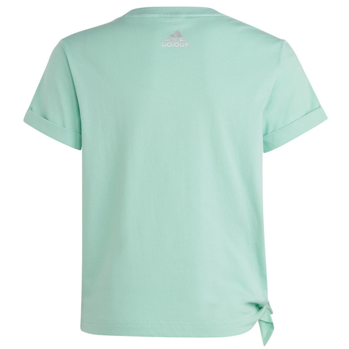 Koszulka adidas Dance Knotted Tee girls Jr HR5817 | VUX.pl