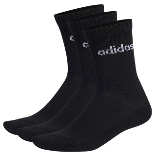 Skarpety adidas Linear Crew Cushioned 3 pary czarne IC1301 | VUX.pl
