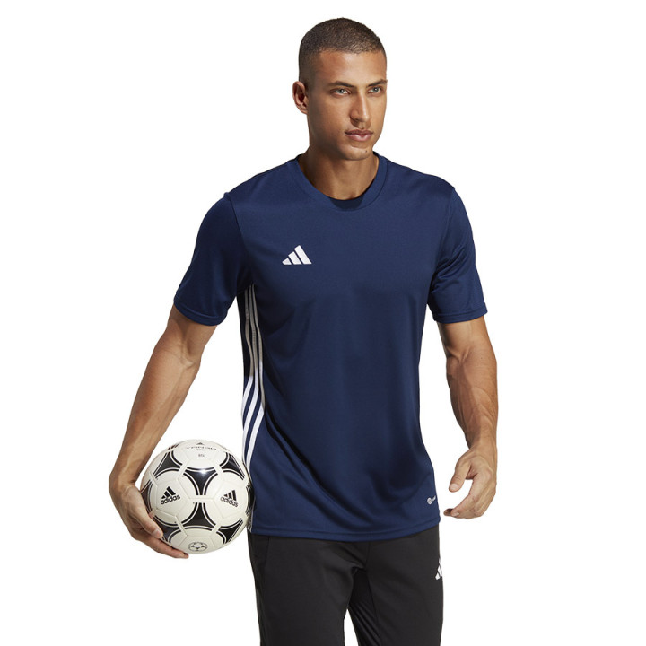 Koszulka piłkarska męska adidas Tabela 23 granatowa H44527 | VUX.pl