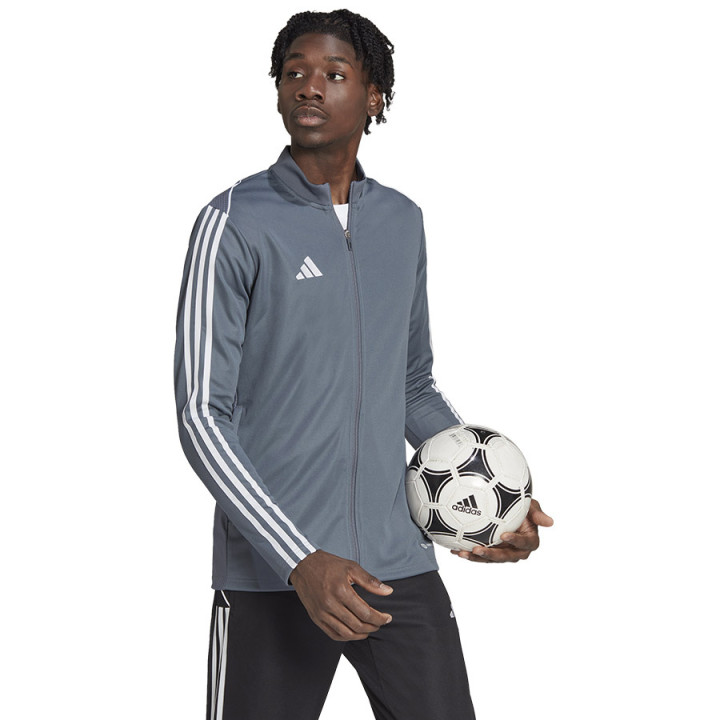 Bluza treningowa rozpinana męska adidas Tiro 23 szara HS3504 | VUX.pl