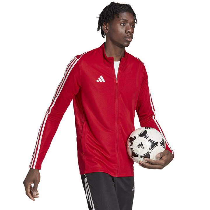 Bluza treningowa rozpinana męska adidas Tiro 23 czerwona | VUX.pl