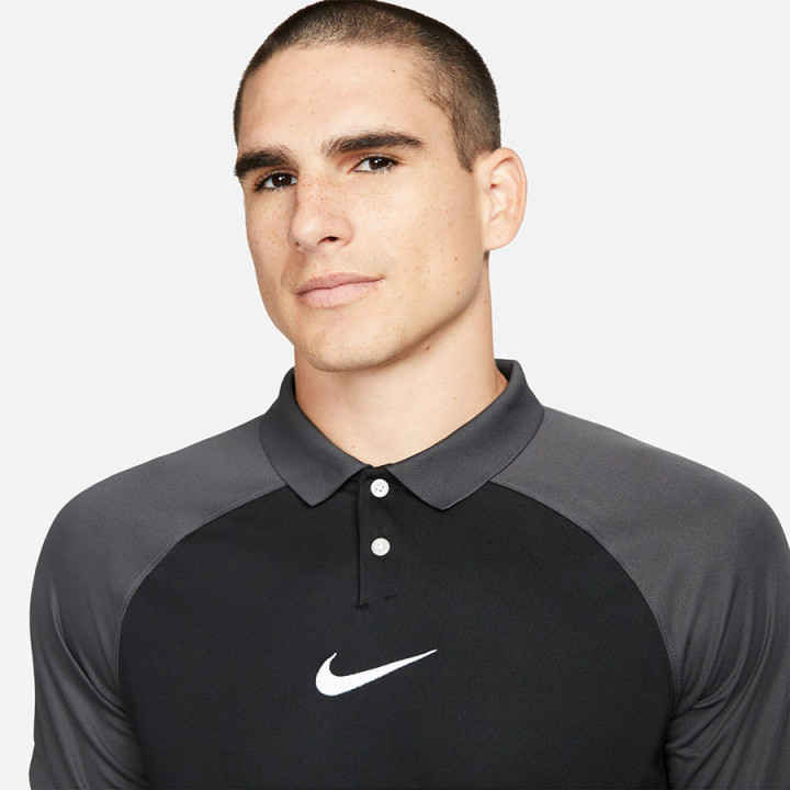 Koszulka polo męska Nike Academy Pro krótki rękaw czarna | VUX.pl