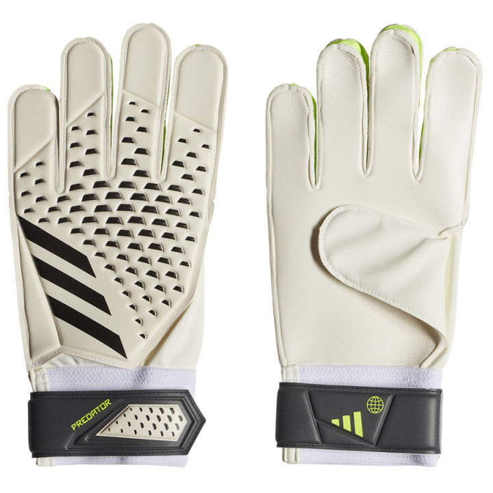 Rękawice bramkarskie adidas Predator Training flat białe | VUX.pl