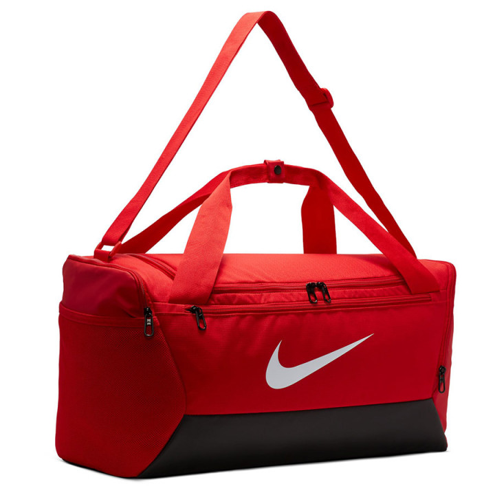 Torba treningowa Nike Brasilia z podwójnym dnem czerwona | VUX.pl