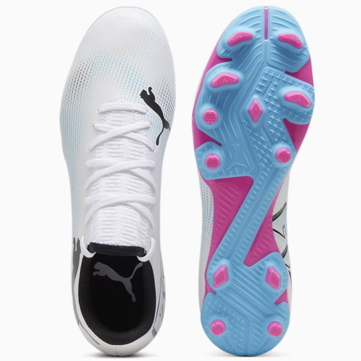 Korki lanki męskie Puma FUTURE 7 Play FG/AG białe 107723-01 | VUX.pl