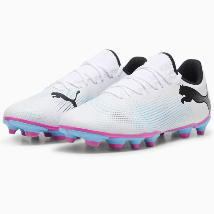 Korki lanki męskie Puma FUTURE 7 Play FG/AG białe 107723-01 | VUX.pl