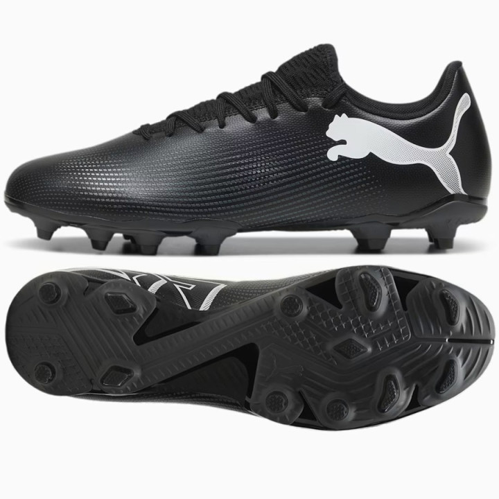 Buty piłkarskie lanki Puma FUTURE 7 Play FG/AG czarne | VUX.pl