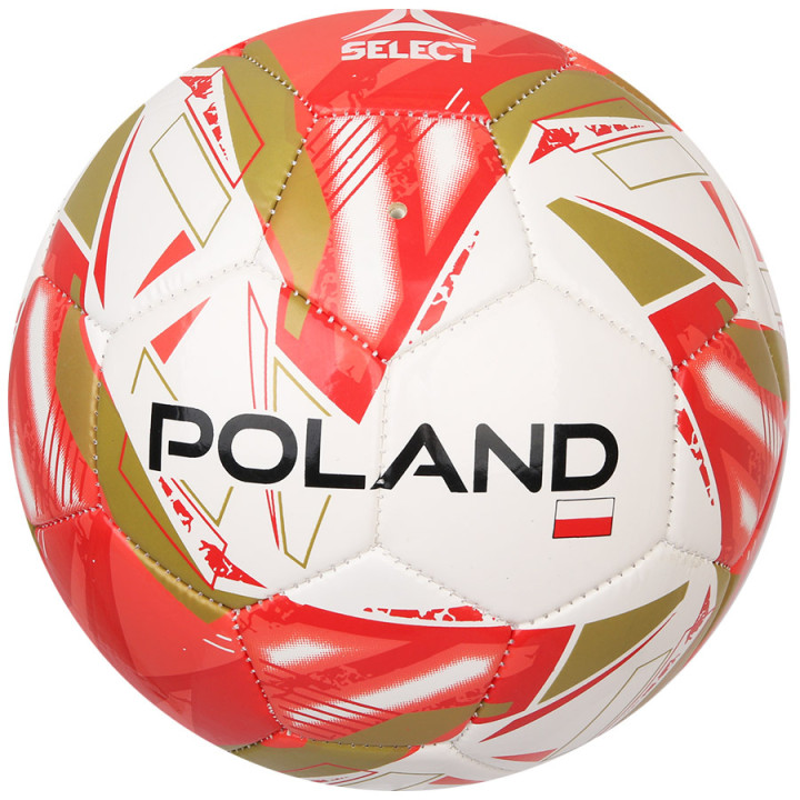 Piłka nożna rekreacyjna Select Polska biało-czerwona | VUX.pl