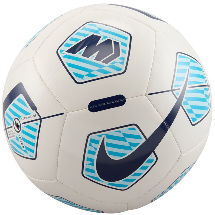 Piłka nożna Nike Mercurial Fade biało-niebieska FZ3036-100 | VUX.pl