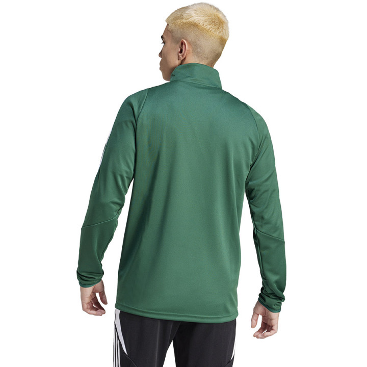 Bluza treningowa męska adidas Tiro 24 zielona z zamkiem | VUX.pl