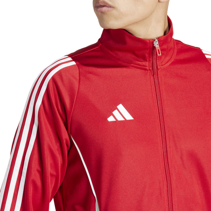 Bluza treningowa rozpinana męska adidas Tiro 24 czerwona | VUX.pl