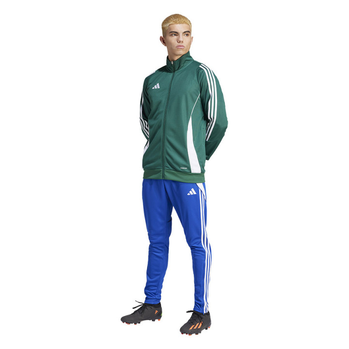 Bluza piłkarska rozpinana męska adidas Tiro 24 zielona IR7500 | VUX.pl