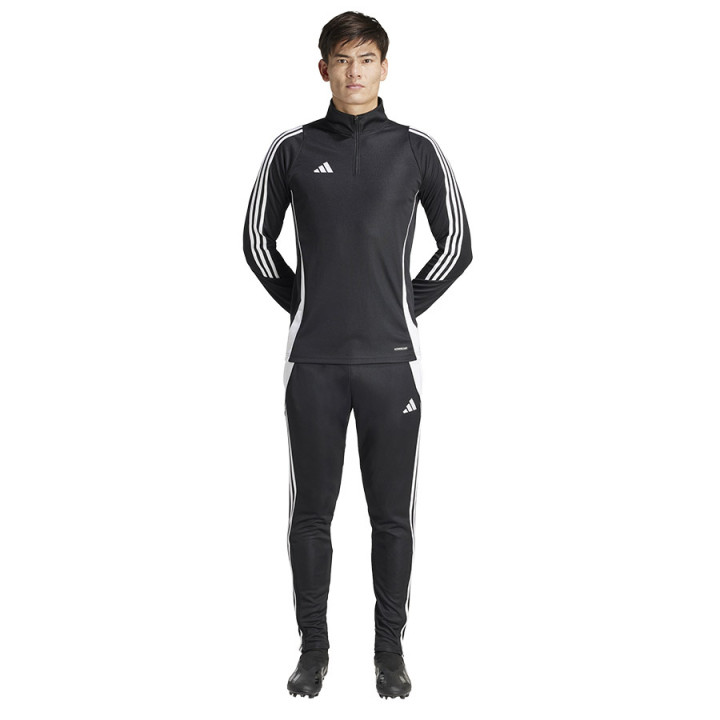 Bluza treningowa z zamkiem męska adidas Tiro 24 czarna IJ9963 | VUX.pl