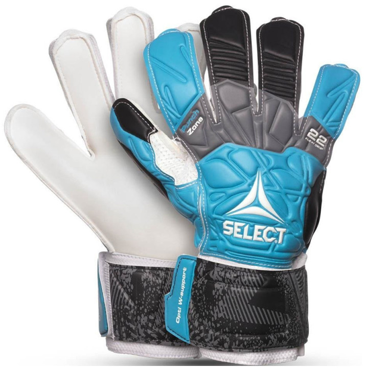 Rękawice bramkarskie Select 22 Flexi Grip 5 flat cut czarne | VUX.pl