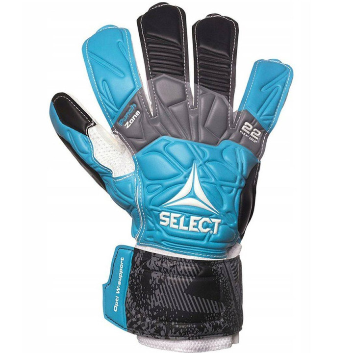 Rękawice bramkarskie Select 22 Flexi Grip 5 flat cut czarne | VUX.pl