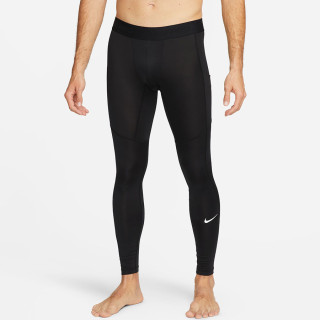 Spodnie termoaktywne długie męskie Nike Pro Dri-FIT czarne | VUX.pl