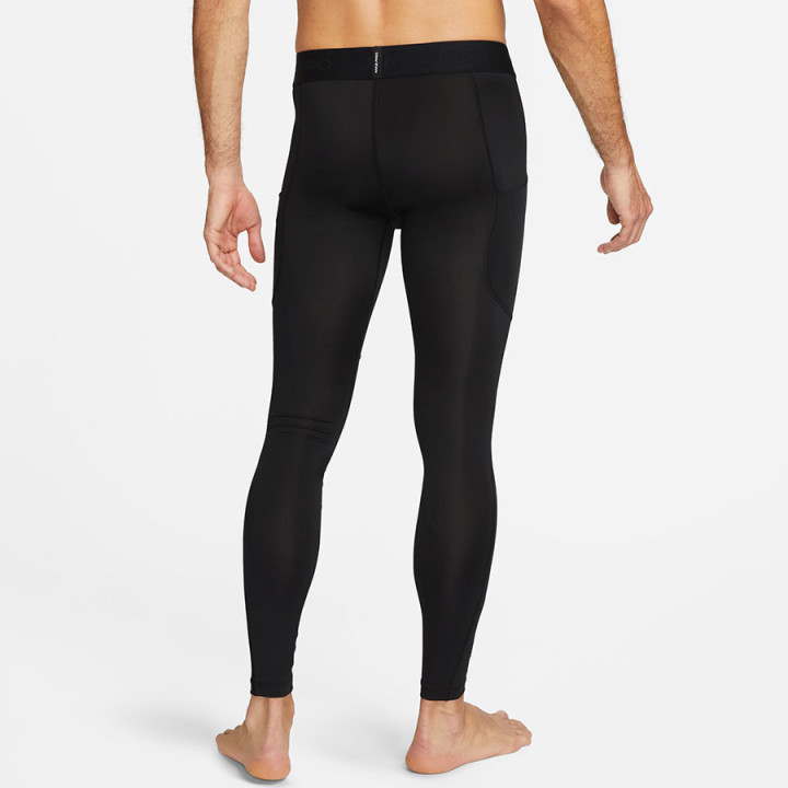 Spodnie termoaktywne długie męskie Nike Pro Dri-FIT czarne | VUX.pl