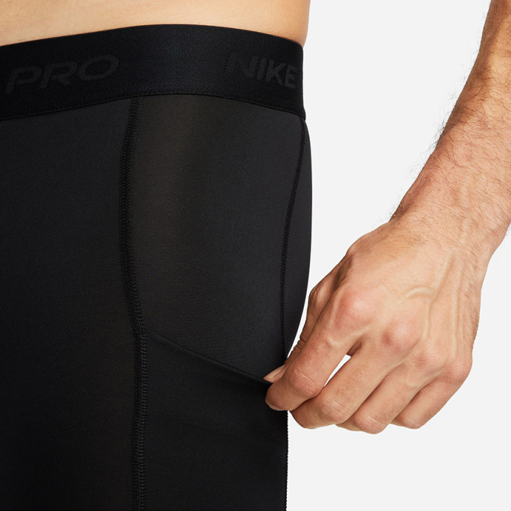Spodnie termoaktywne długie męskie Nike Pro Dri-FIT czarne | VUX.pl
