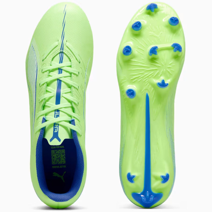 Korki lanki męskie Puma Ultra 5 Play FG/AG zielone 107689-03 | VUX.pl