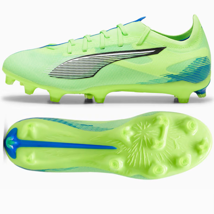 Korki lanki męskie Puma Ultra 5 Match FG/MG zielone 107687-03 | VUX.pl