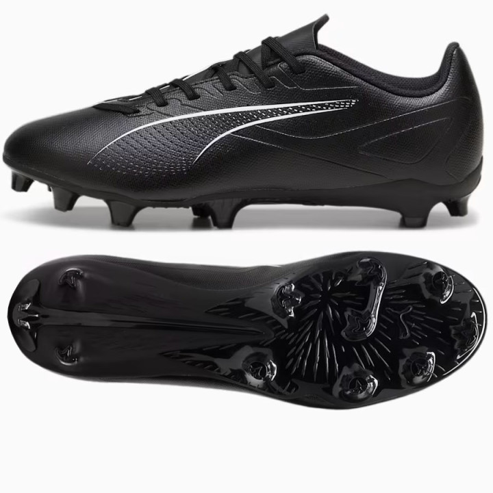 Korki lanki Puma Ultra 5 Play FG/AG czarne sznurowane | VUX.pl