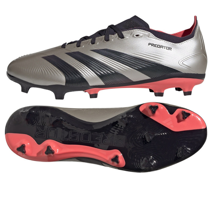 Buty piłkarskie lanki adidas Predator League FG szare IF6349 | VUX.pl