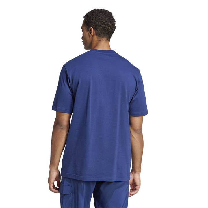 Koszulka męska adidas Single Jersey Linear Tee granatowa | VUX.pl
