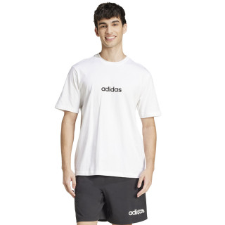 T-shirt bawełniany męski adidas Single Jersey Linear biały | VUX.pl