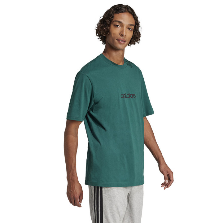 Koszulka bawełniana męska adidas Single Jersey Linear | VUX.pl