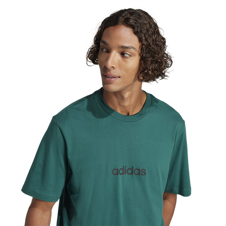 Koszulka bawełniana męska adidas Single Jersey Linear | VUX.pl