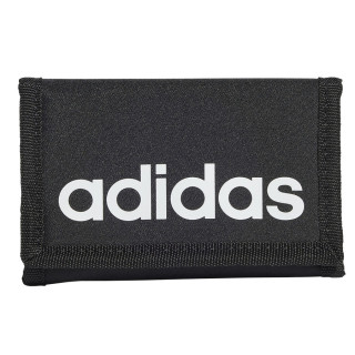 Portfel składany na rzep uniseks adidas Linear czarny JE8346 | VUX.pl