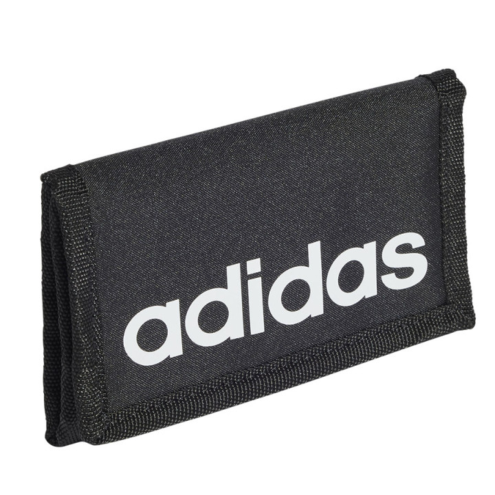 Portfel składany na rzep uniseks adidas Linear czarny JE8346 | VUX.pl