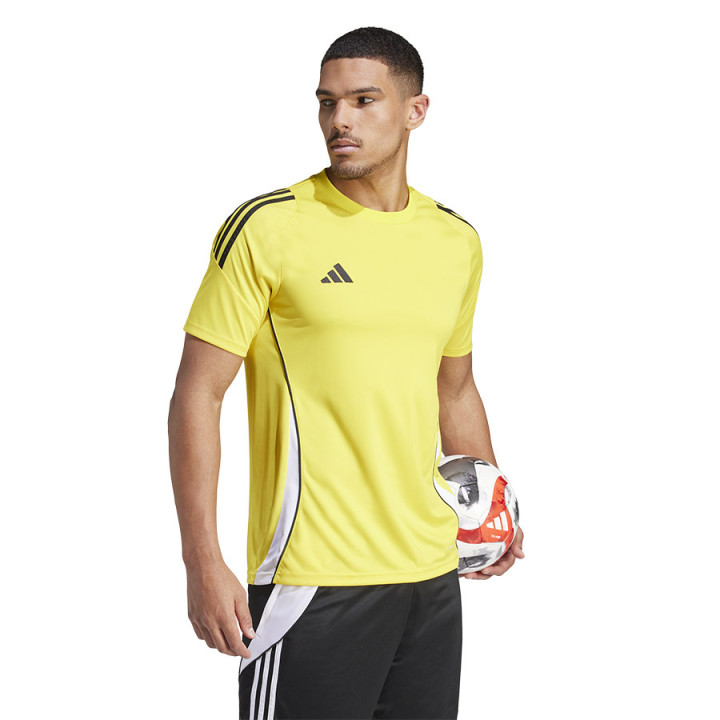 Koszulka piłkarska męska adidas Tiro 24 Aeroready żółta | VUX.pl