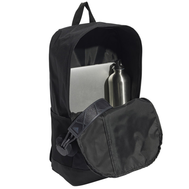 Plecak szkolny jednokomorowy adidas Linear 18 l czarny JD9556 | VUX.pl