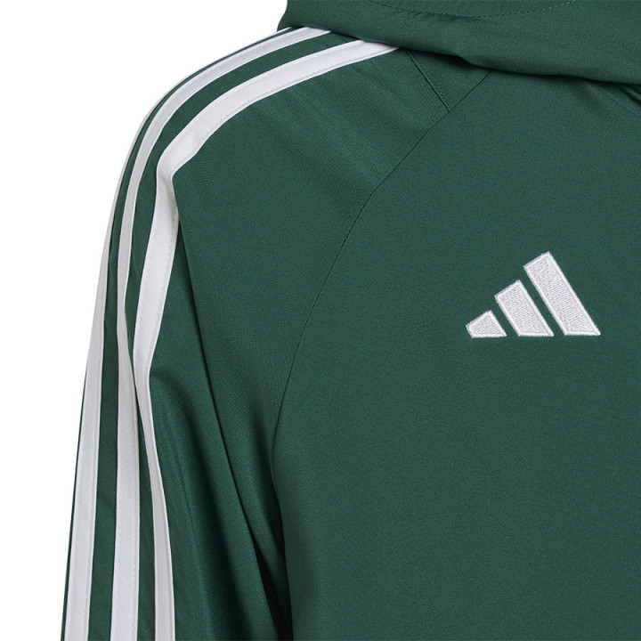 Kurtka przeciwwiatrowa dziecięca adidas Tiro 24 zielona | VUX.pl