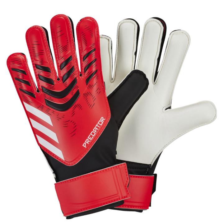 Rękawice bramkarskie junior adidas Predator GL TRN czerwone | VUX.pl