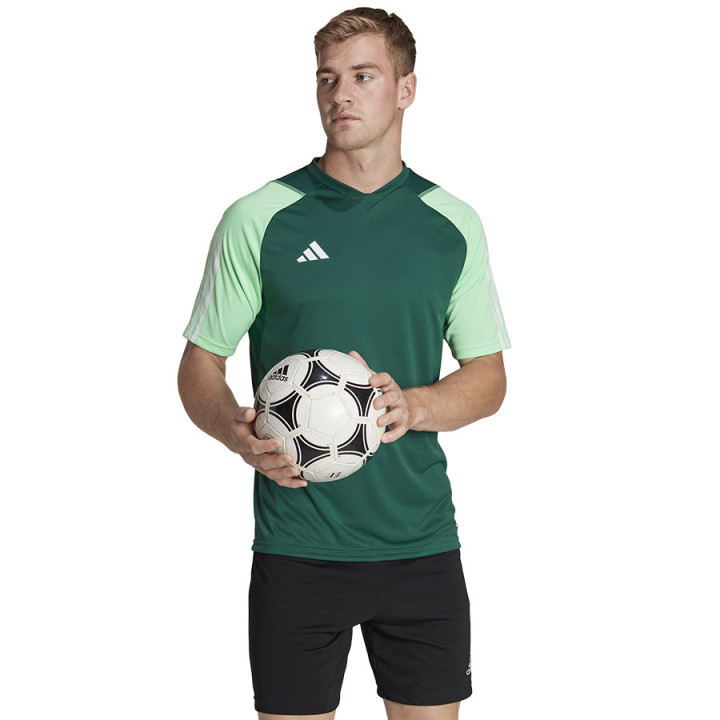 Koszulka piłkarska męska adidas Tiro 23 Competition zielona | VUX.pl