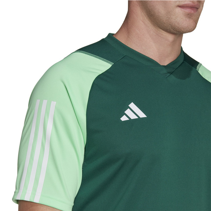 Koszulka piłkarska męska adidas Tiro 23 Competition zielona | VUX.pl