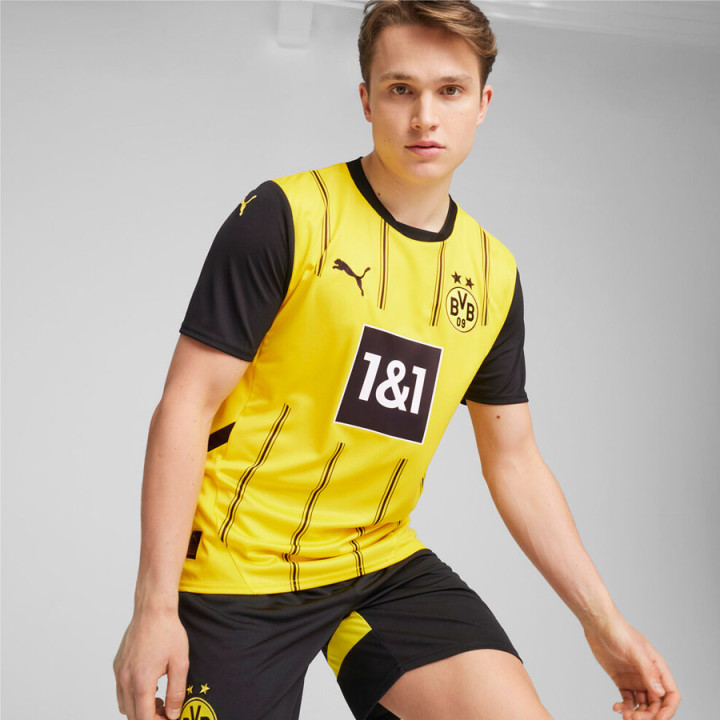 Koszulka kibica męska Puma Borussia Dortmund Home żółta | VUX.pl