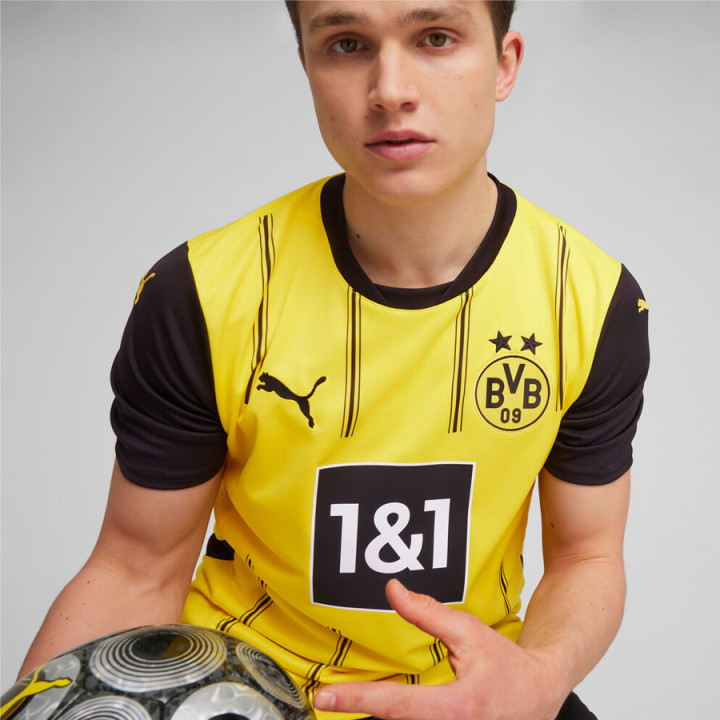 Koszulka kibica męska Puma Borussia Dortmund Home żółta | VUX.pl