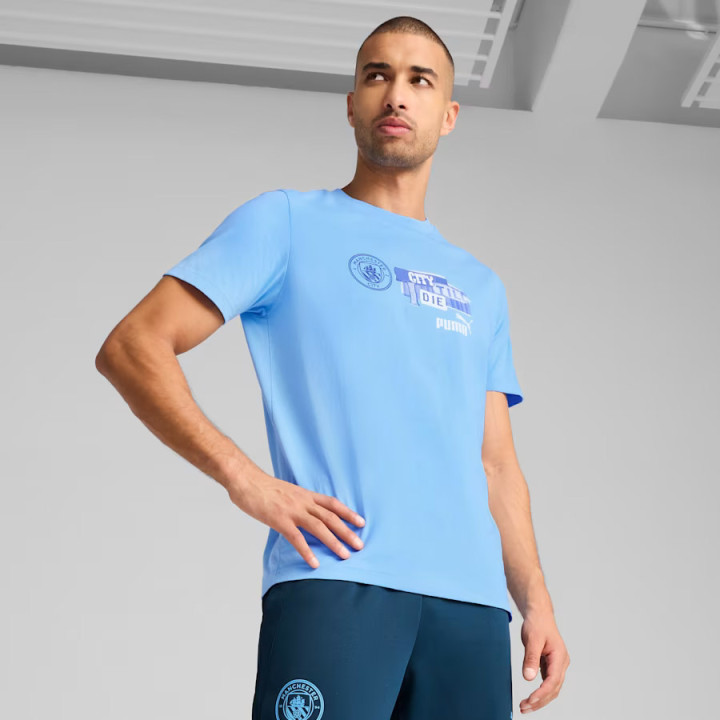 Koszulka męska Puma Manchester City ftbNGRY niebieska | VUX.pl
