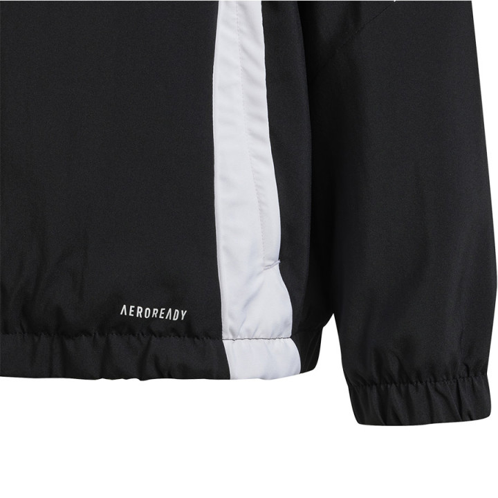 Kurtka przeciwwiatrowa junior adidas Tiro 24 czarna IM8798 | VUX.pl