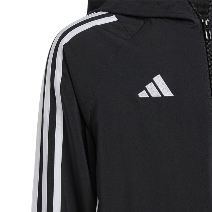 Kurtka przeciwwiatrowa junior adidas Tiro 24 czarna IM8798 | VUX.pl