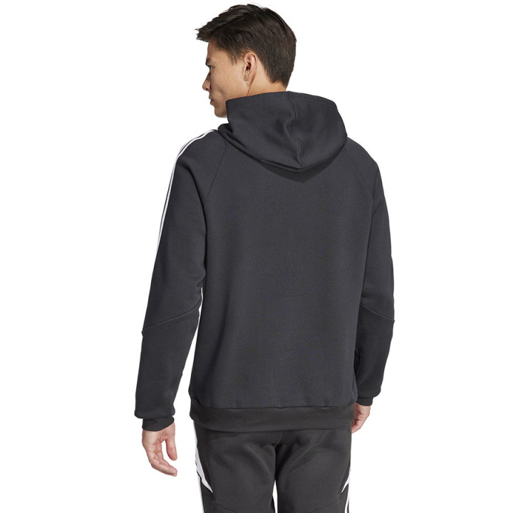 Bluza z kapturem bawełniana męska adidas Tiro 24 czarna | VUX.pl