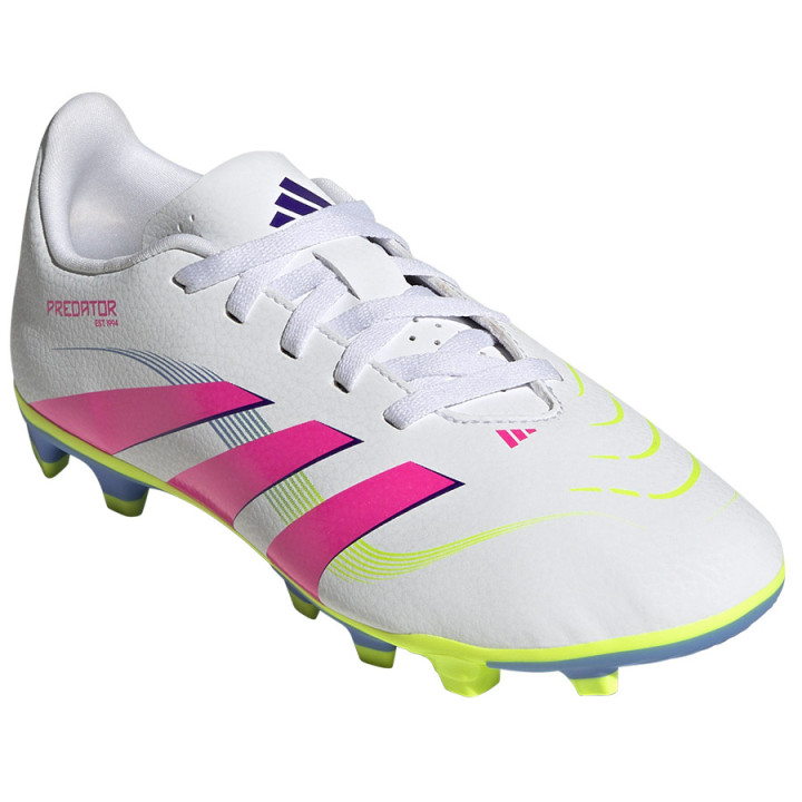Korki lanki junior adidas Predator Club FG/MG białe ID3810 | VUX.pl