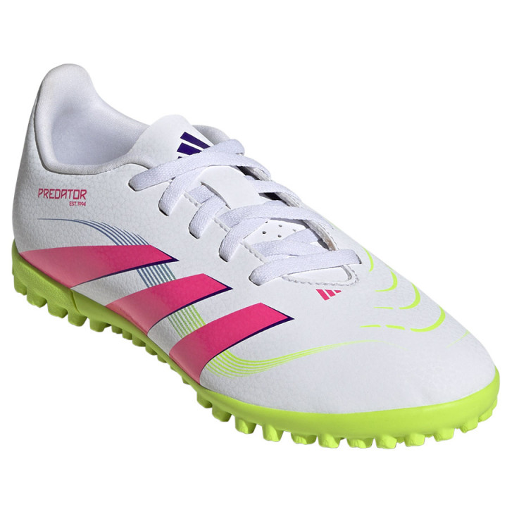Buty piłkarskie turfy junior adidas Predator Club TF białe | VUX.pl