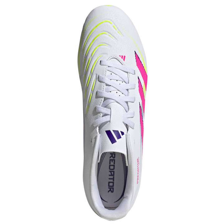 Korki lanki syntetyczne adidas Predator Club FG/MG białe | VUX.pl
